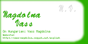 magdolna vass business card